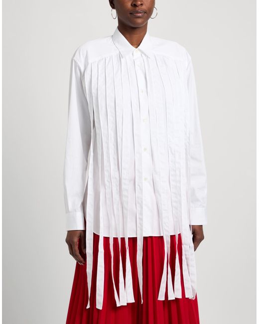 Comme des Garçons White Shirt Cotton