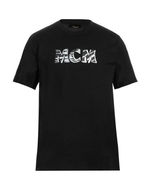 T-shirt MCM pour homme en coloris Black