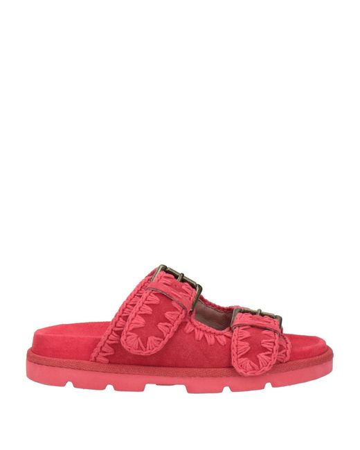Mou Red Sandals
