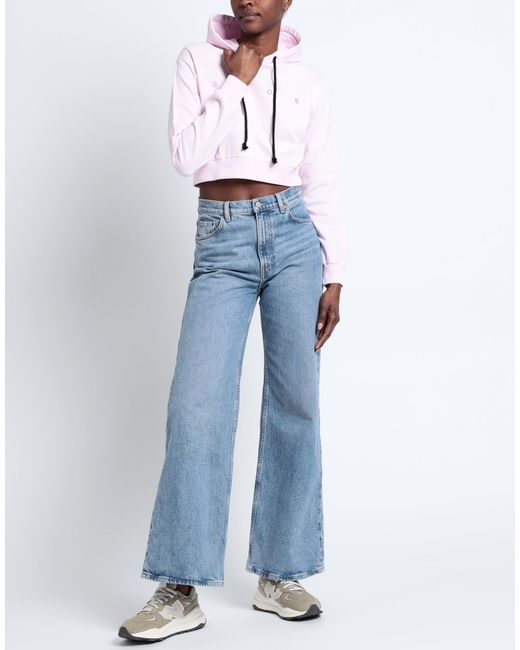 Shoe Pink Sweatshirt Cotton