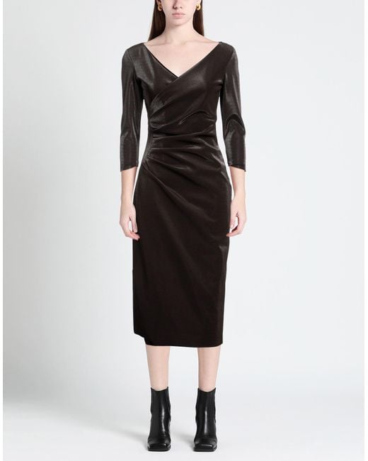 Vestido midi La Petite Robe Di Chiara Boni de color Black