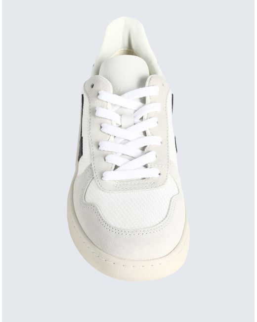 Veja Natural V-10 Sneakers Leather, Textile Fibers