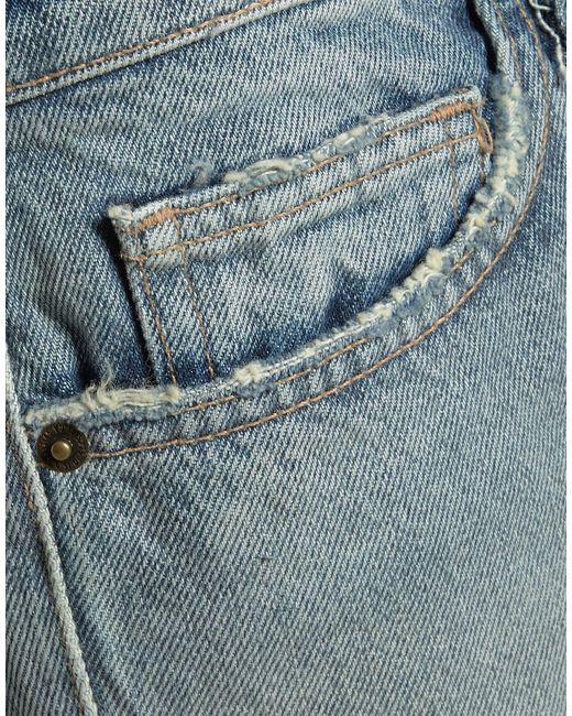 Current/Elliott Blue Denim Cropped