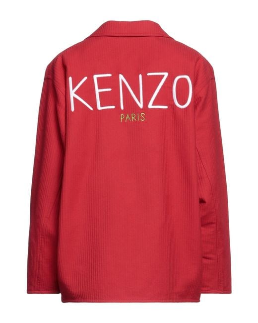 KENZO Red Suit Jacket