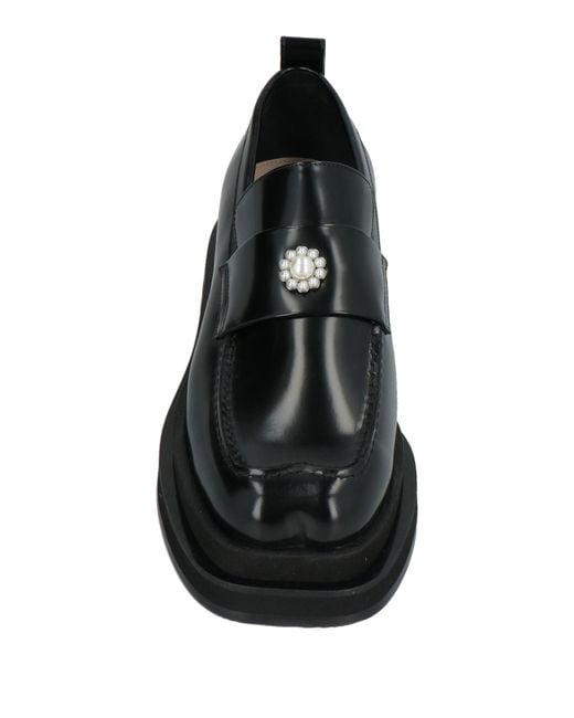 Simone Rocha Black Loafers Leather