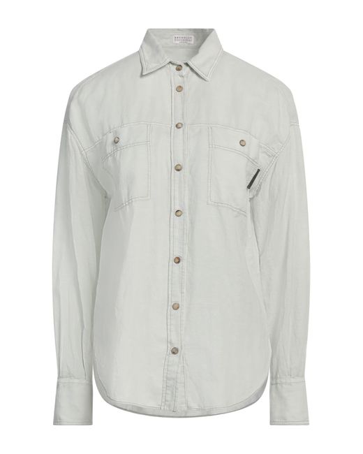 Camicia di Brunello Cucinelli in Gray