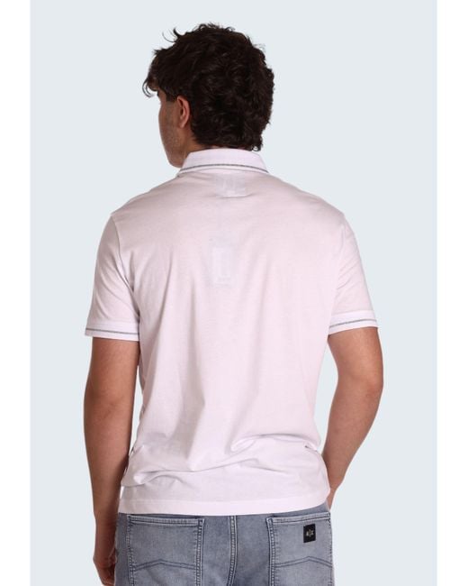 Armani Exchange Poloshirt in White für Herren