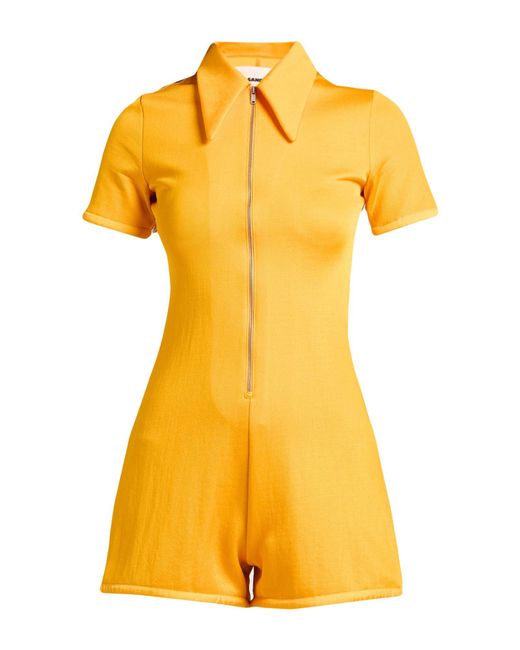 Tuta Corta di Jil Sander in Yellow