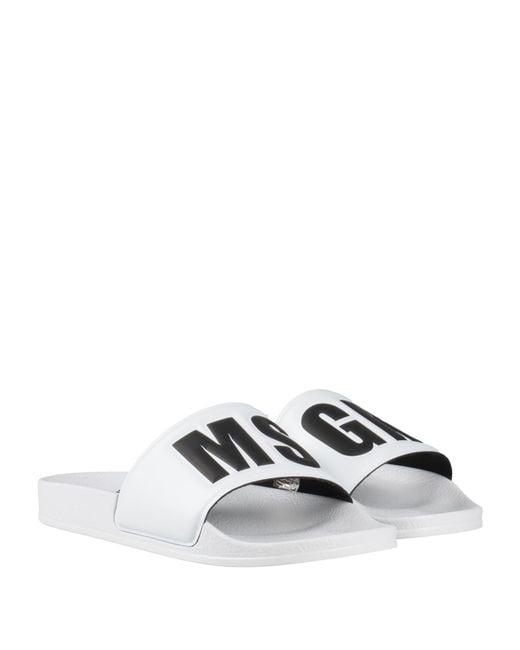 MSGM White Sandals