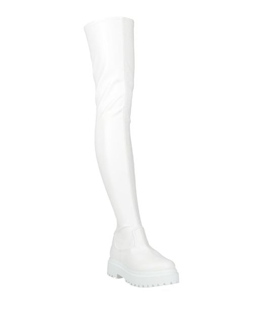 Le Silla White Boot Synthetic Material