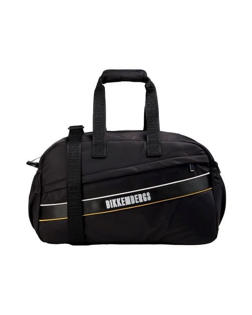 Bikkembergs Black Duffel Bags for men