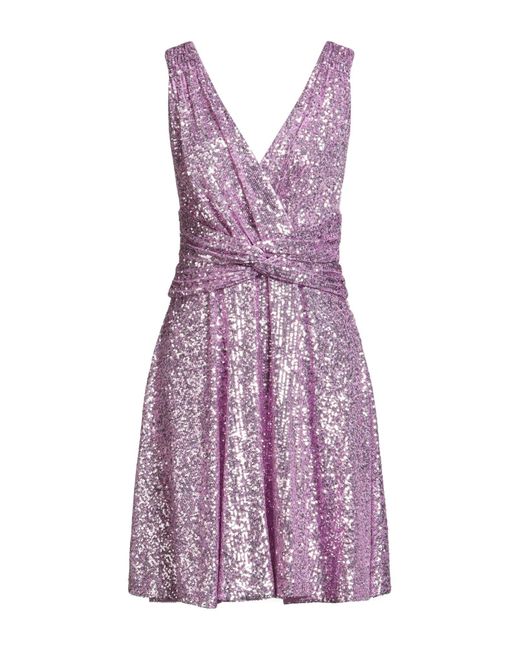 Nenette Purple Mini Dresses