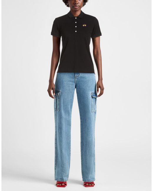 La Martina Black Polo Shirt