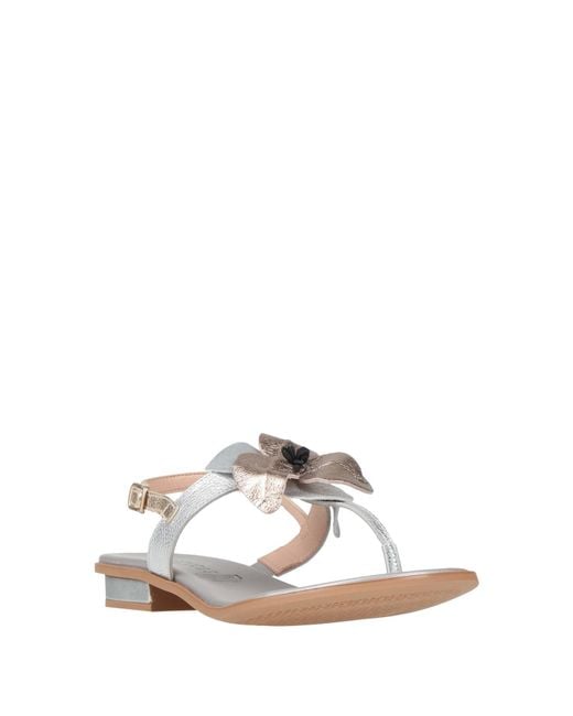 Hispanitas White Thong Sandal