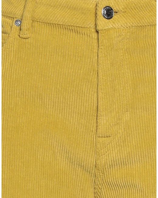 TRUE NYC Yellow Pants Cotton, Lyocell, Elastane