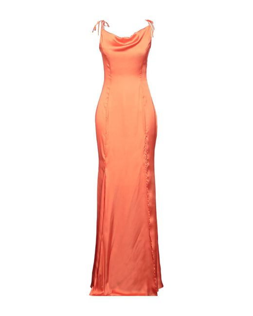 ALBERTO AUDENINO Orange Maxi Dress