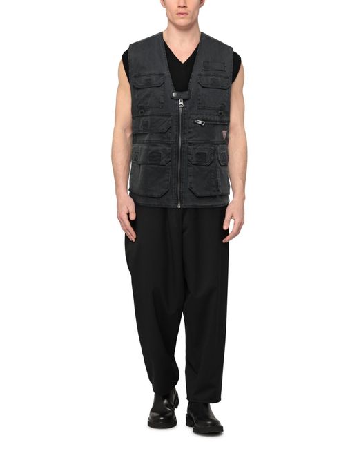 Guess Black Denim Outerwear for men