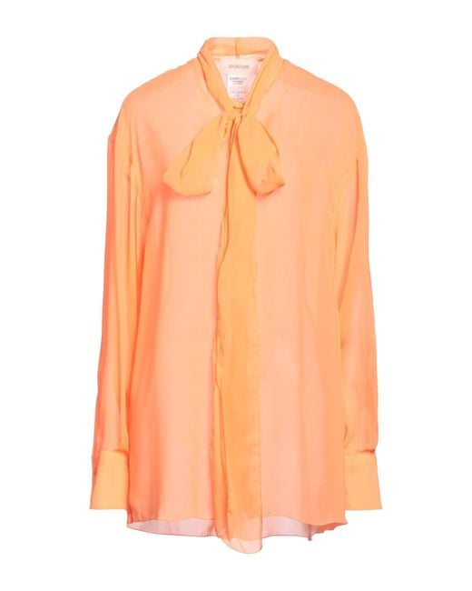 Sportmax Orange Shirt Polyester