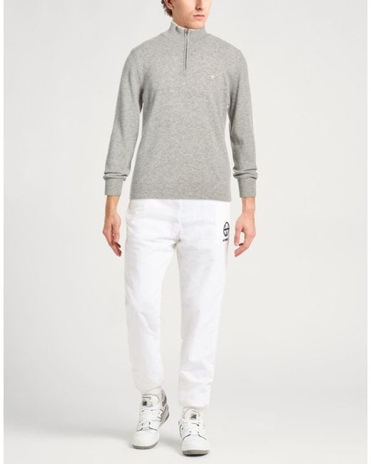 Brooksfield Gray Light Turtleneck Virgin Wool for men