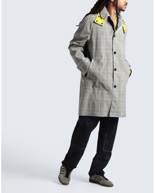 Dolce & Gabbana Gray Overcoat & Trench Coat for men