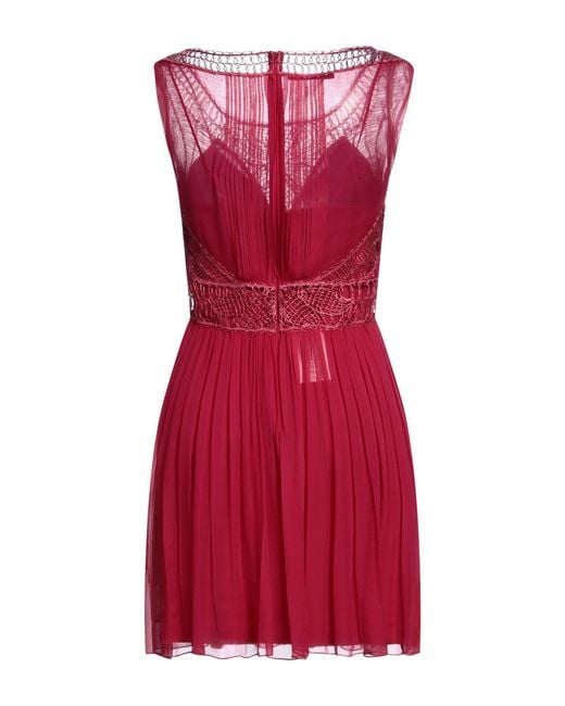 Alberta Ferretti Red Mini Dress