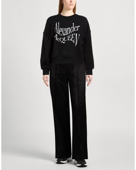 McQueen Black Sweatshirt