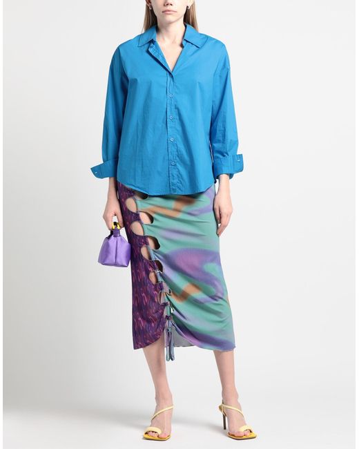 AVAVAV Blue Midi Skirt