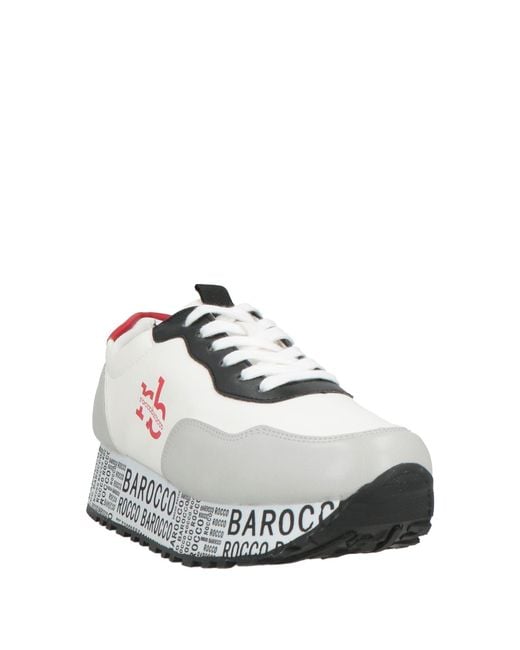 Rocco Barocco White Sneakers