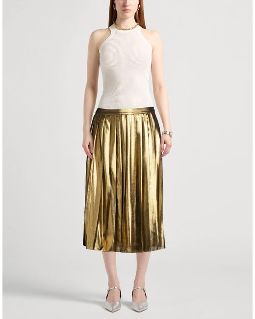Gant Metallic Midi Skirt