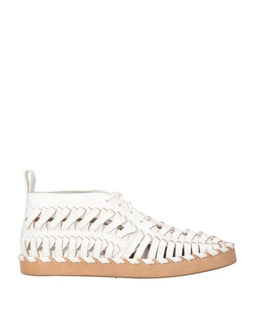Jil Sander Natural Ankle Boots