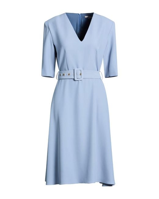 Kocca Blue Midi Dress Polyester, Elastane