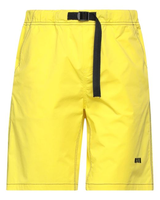 MSGM Yellow Shorts & Bermuda Shorts for men
