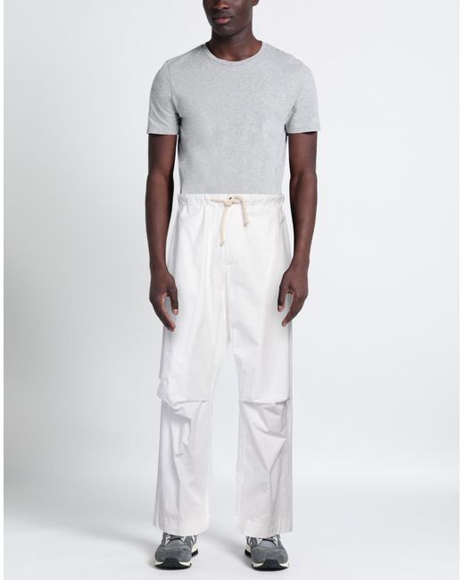 Jil Sander White Trouser for men