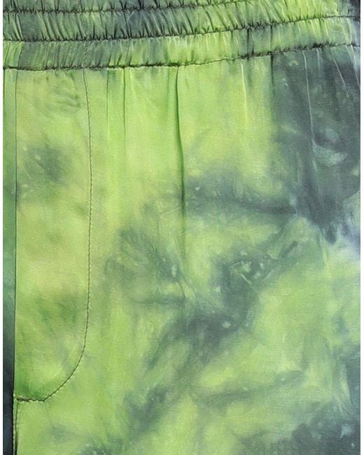 MSGM Green Shorts & Bermuda Shorts for men