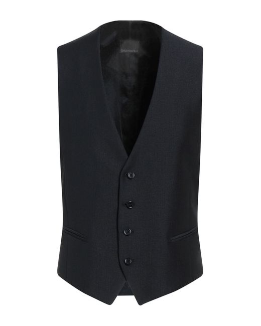 Carlo Pignatelli Black Tailored Vest for men