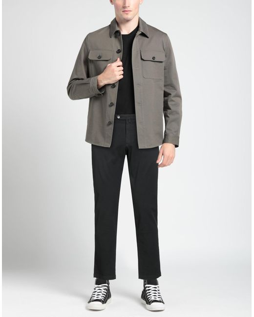 Briglia 1949 Black Pants Cotton, Elastane for men