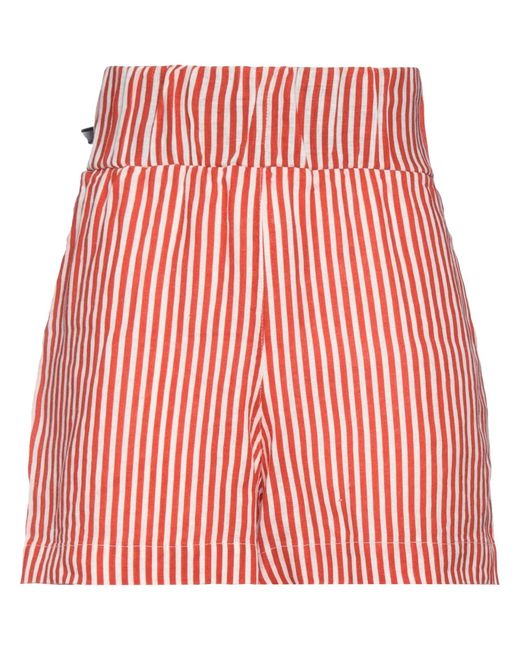 813 Ottotredici Red Shorts & Bermuda Shorts