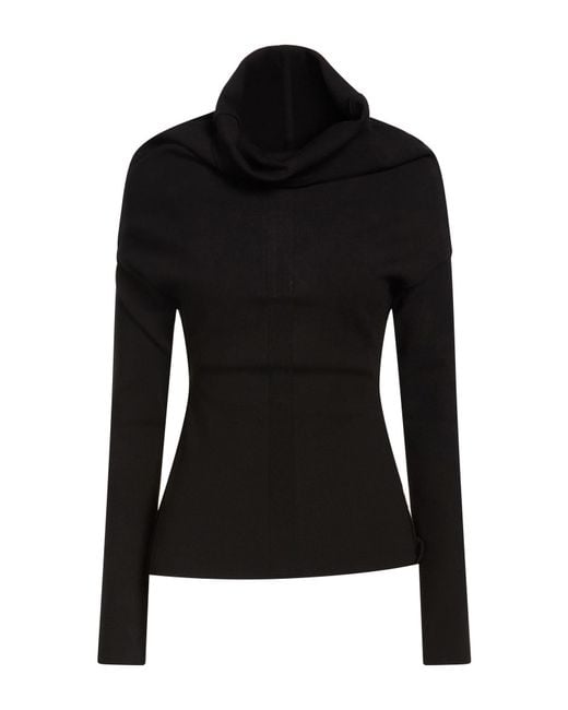 Col Roulé Rick Owens en coloris Black