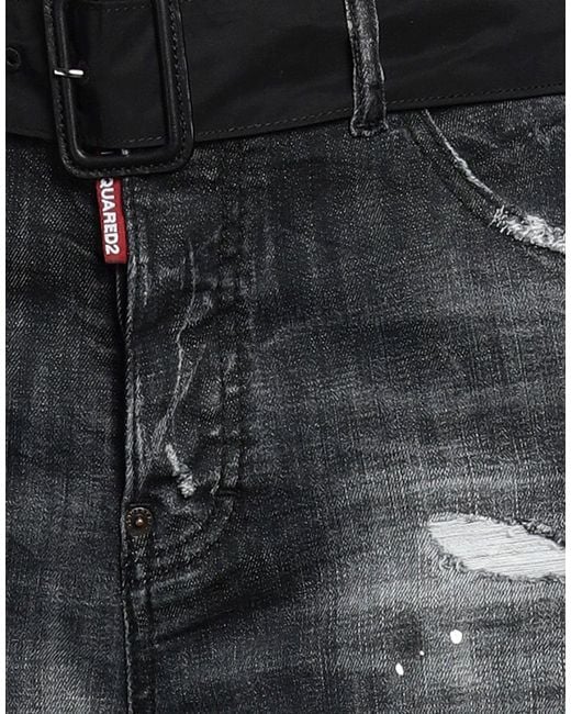 DSquared² Black Jeans Cotton, Elastane, Polyester