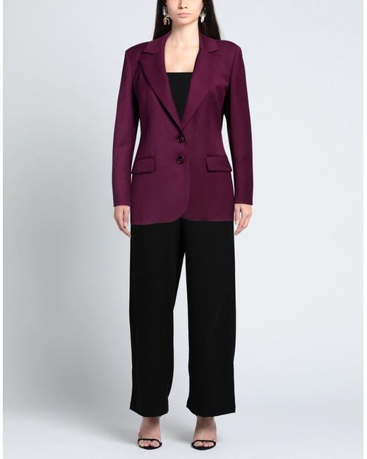Patrizia Pepe Purple Blazer