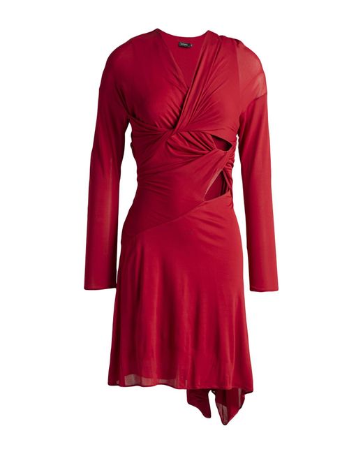 Atlein Red Mini Dress