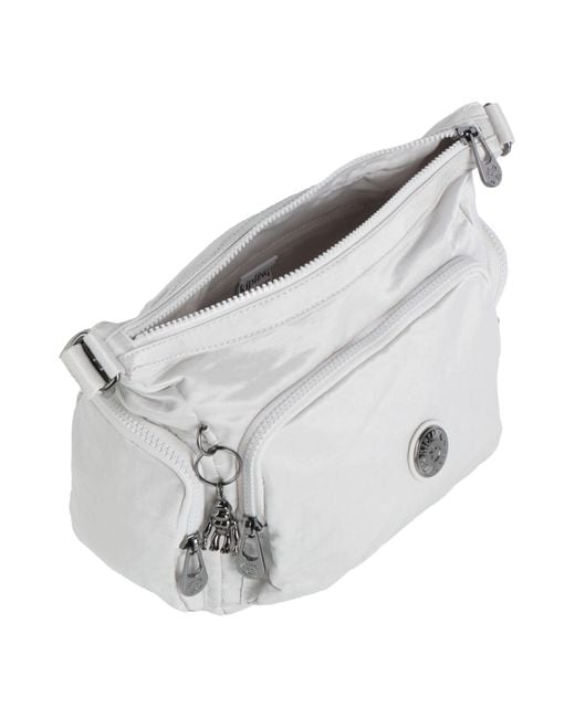 Kipling Gray Cross-Body Bag Synthetic Fibers