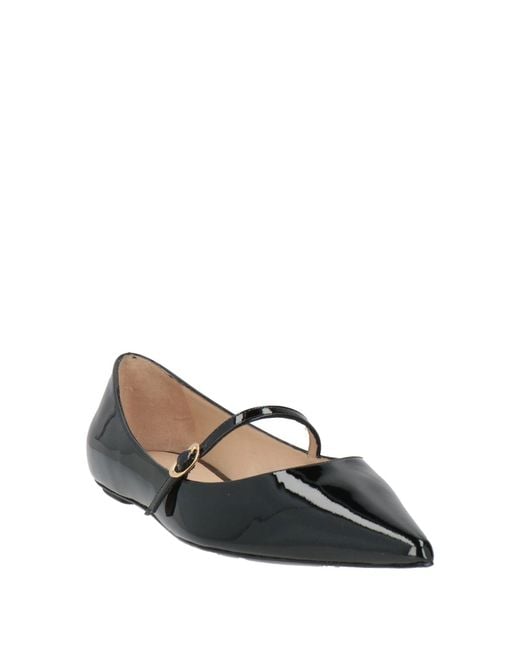Stuart Weitzman Black Ballet Flats