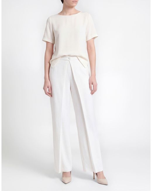 Emporio Armani White Trouser