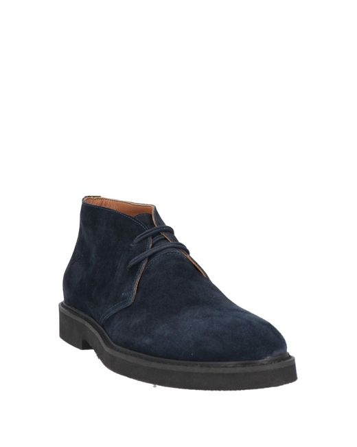 Docksteps Blue Midnight Ankle Boots Soft Leather for men