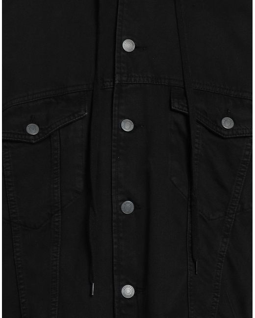 Moschino Black Denim Outerwear for men