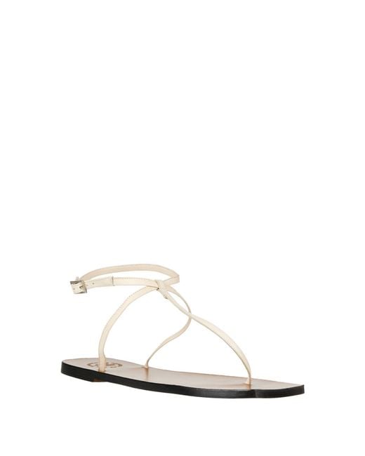 Atp Atelier White Thong Sandal