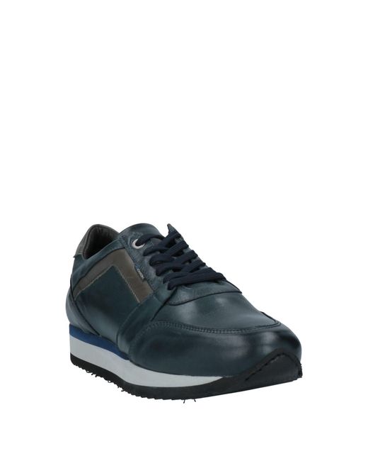 Exton Blue Sneakers Soft Leather for men