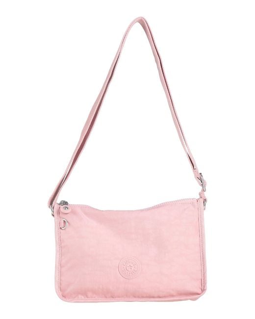Kipling Pink Shoulder Bag Polyamide