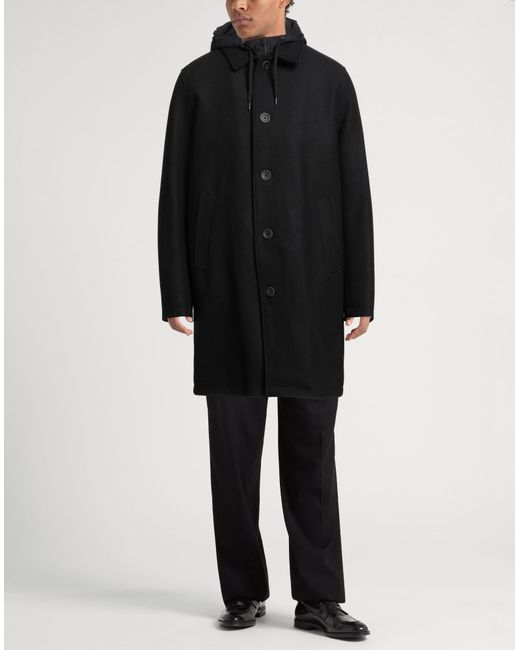 Herno Mantel in Black für Herren